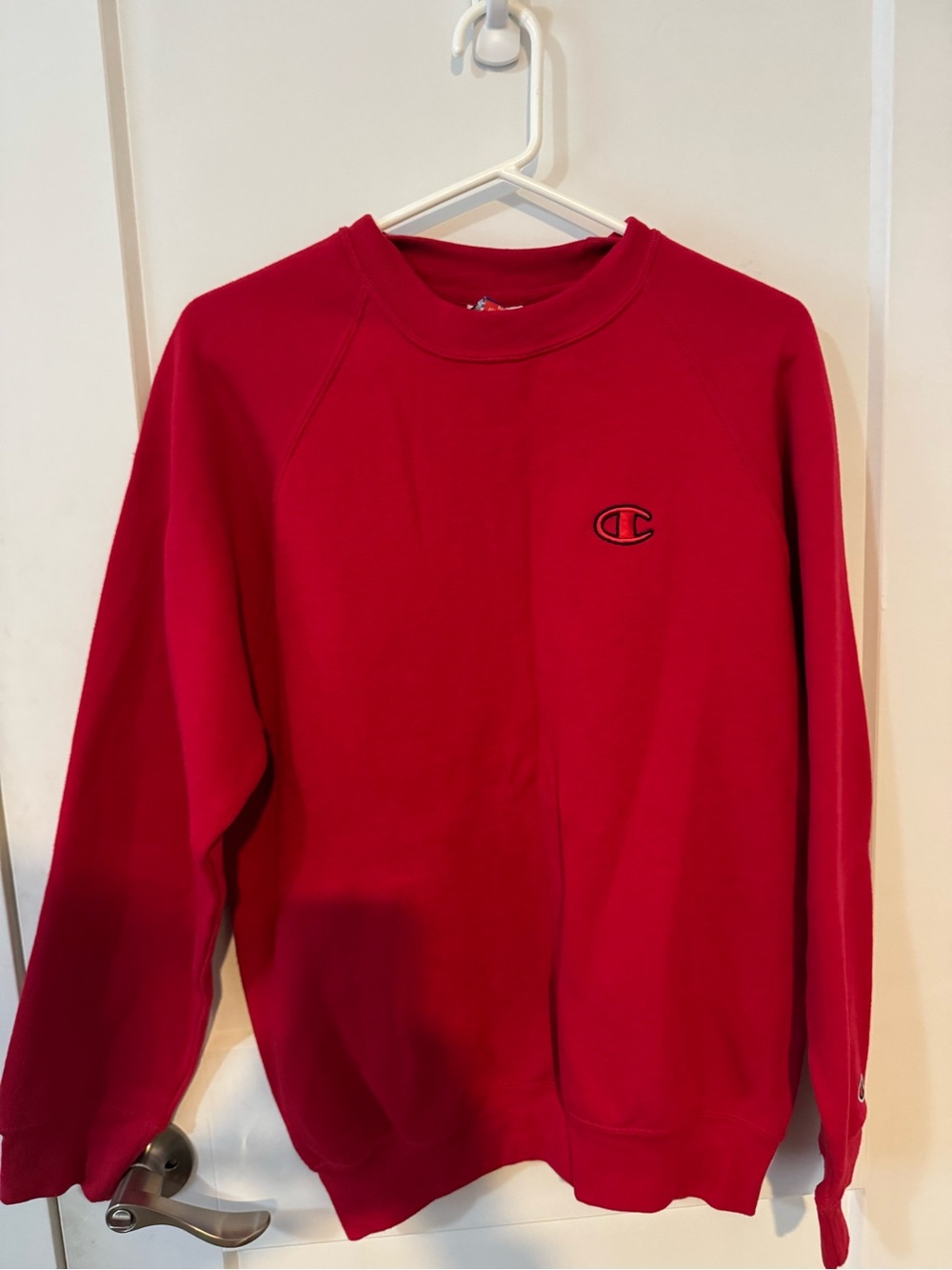 Champion Red Crewneck Sweatshirt